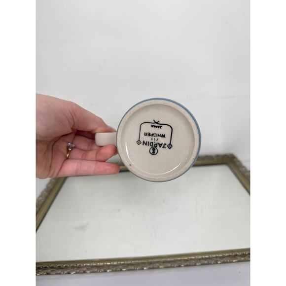 Vintage Jardin 710 Whisper Blue Floral Coffee Tea Creamer Pitcher 60's 70's - Picture 4 of 8